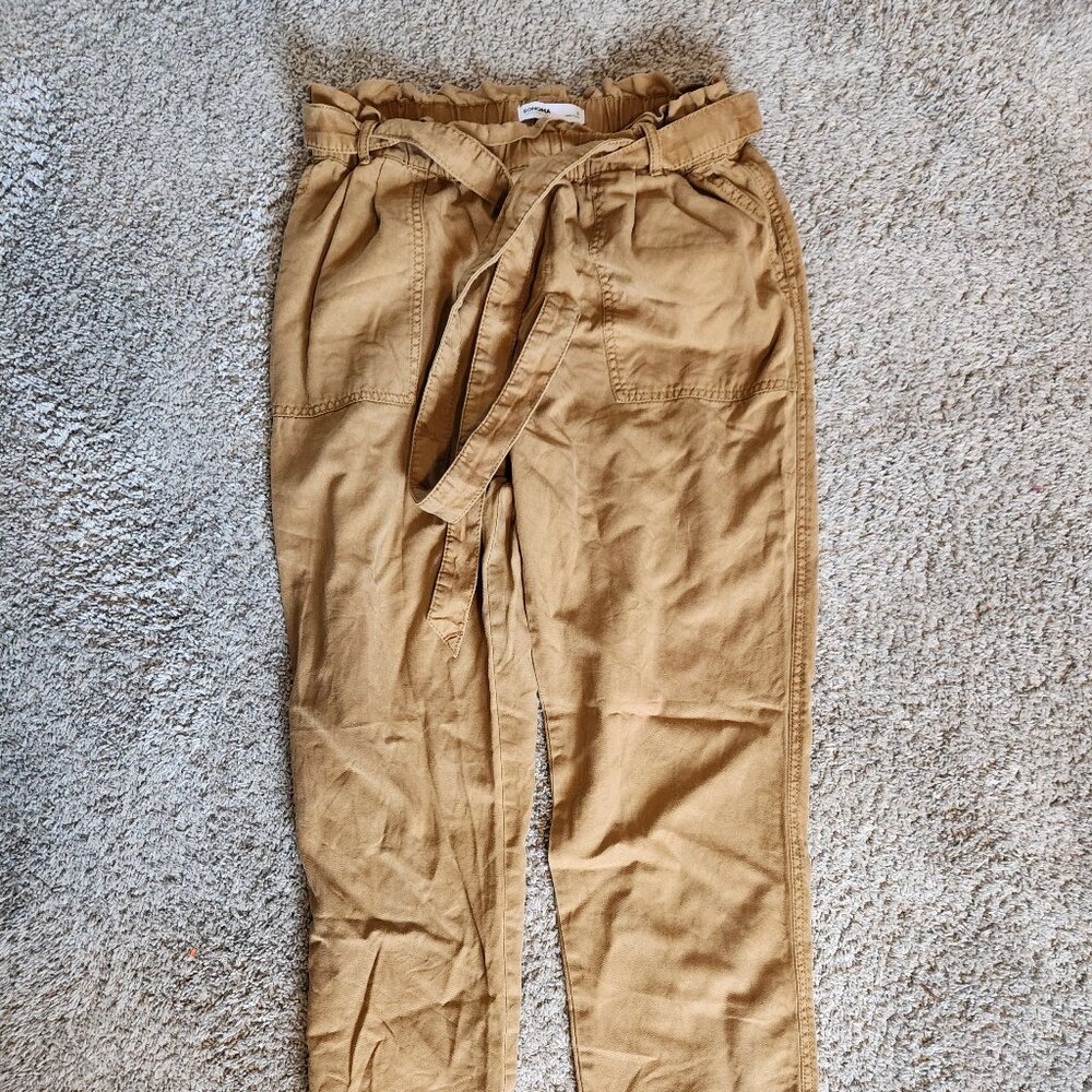 Paperbag trousers, cotton lyocell blend